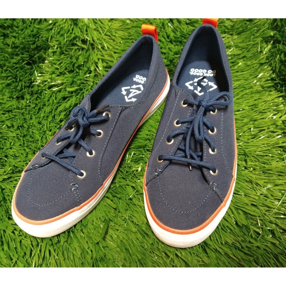 Navy Sperry Top-Sider Crest CVO Canvas Sneaker Converse style Women's Size 9.5